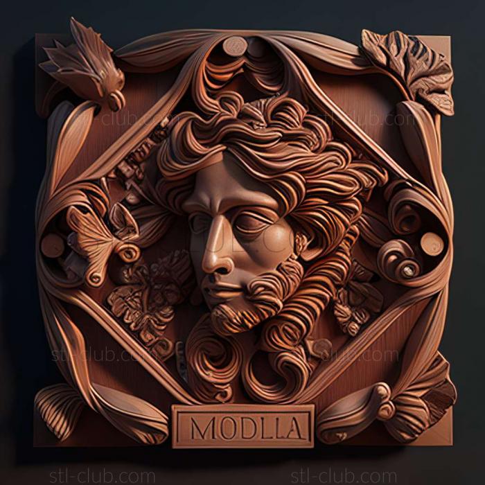 3D model Mordella (STL)